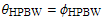 θ_HPBW = ϕ_HPBW
